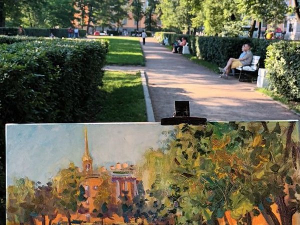 Пленэр на Васильевском - фото 1