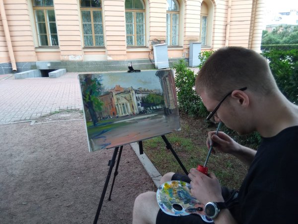 Пленэр на Васильевском - фото 4