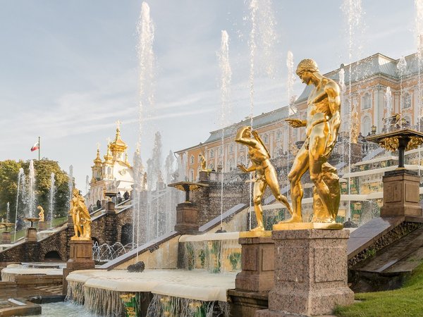 От дворцов Петербурга — в Кронштадт и Петергоф на осеннее закрытие фонтанов - фото 4