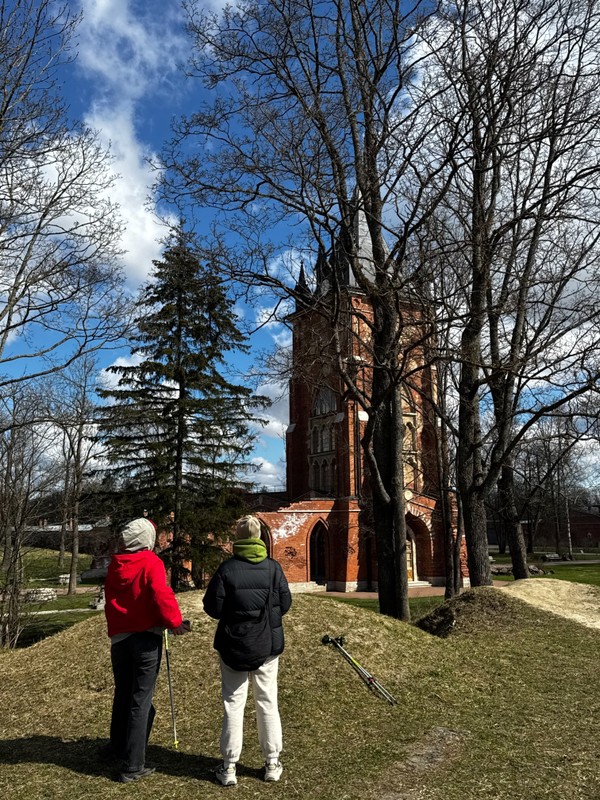Скандиэкскурсия в Александровском парке в Пушкине