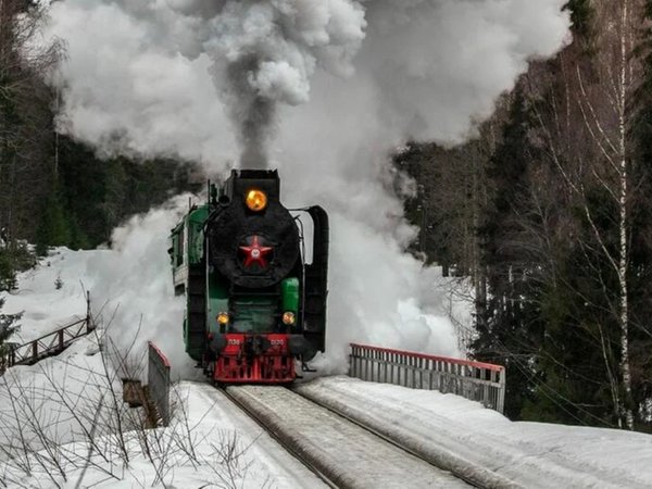 В Рускеалу на ретропоезде за 1 день из Санкт-Петербурга - фото 1