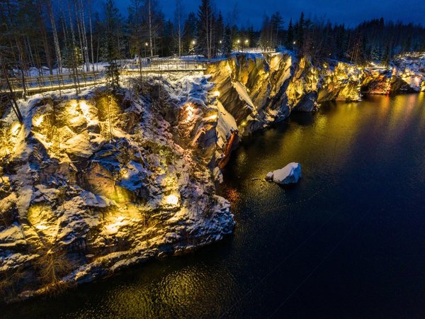 Подземный космос парка «Рускеала» — из Петербурга - фото 3