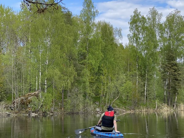 Выходные-перезагрузка на реке Луга: сплав на сапах в мини-группе (съёмка включена) - фото 2