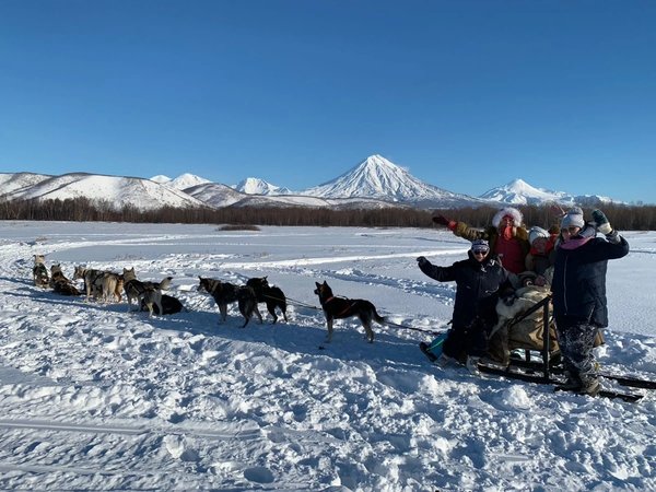 По Камчатке на внедорожнике, снегоходе и в упряжке (мини-группа) - фото 4
