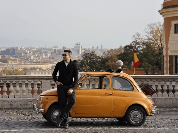 Рим на винтажном Fiat 500: фотопрогулка по городу