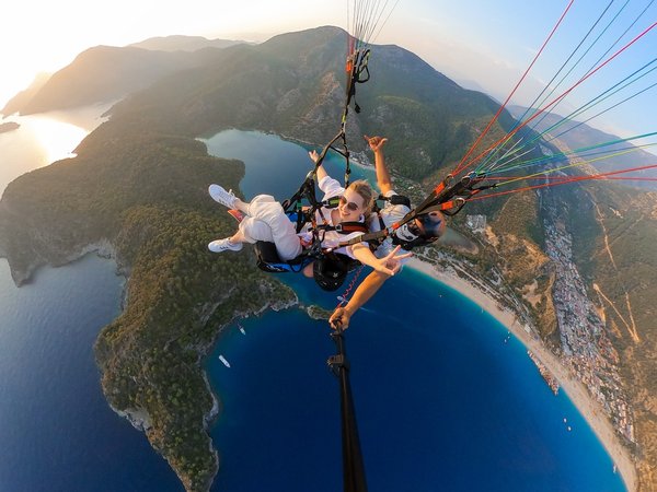 Полёт на параплане: Олюдениз с высоты