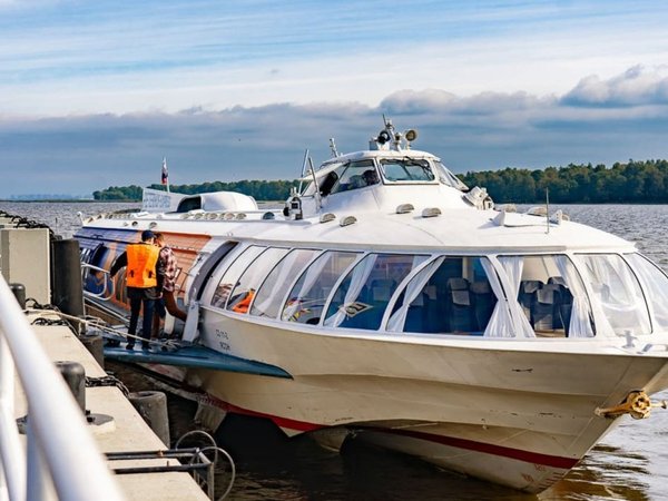«Метеор» из Петергофа в Петербург