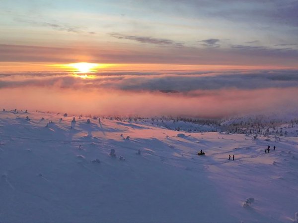 На снегоходах по живописным сопкам Кандалакши - фото 2