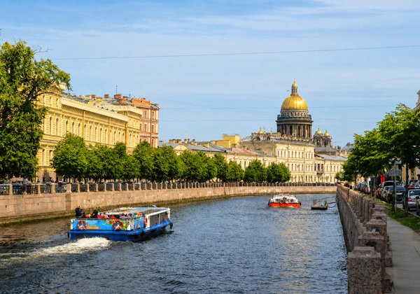 Автобусная экскурсия по центру Петербурга + теплоходная прогулка