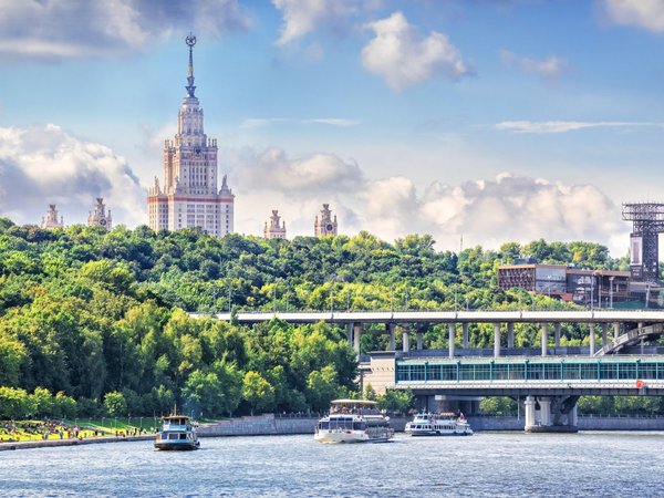 Прогулка от парка Горького на теплоходе «М-88»