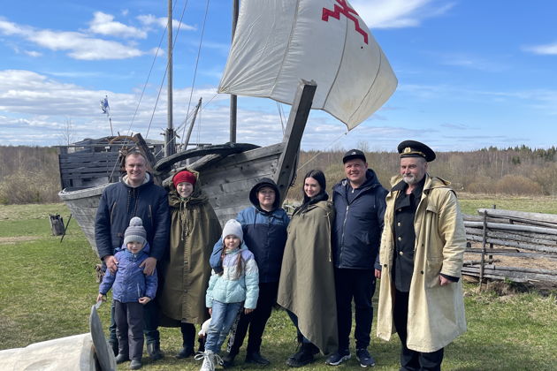 В гости к мастеру корабельного дела в д. Галинское Вологодской области-5