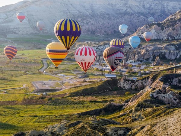 Над долинами Каппадокии — на воздушном шаре