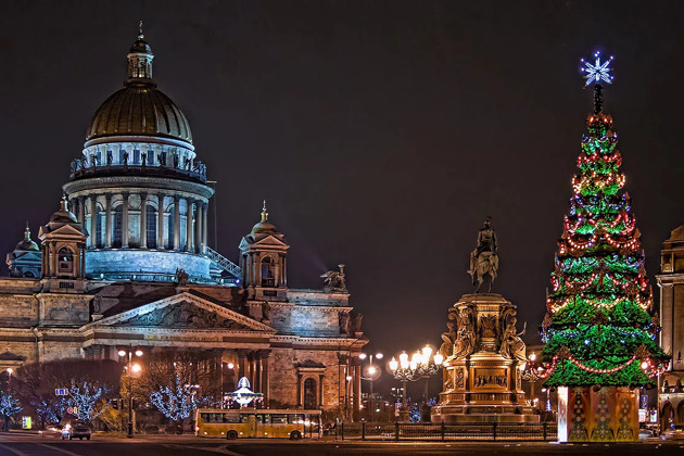 Фото - экскурсия: Волшебный новогодний Петербург: автомобильная обзорная прогулка