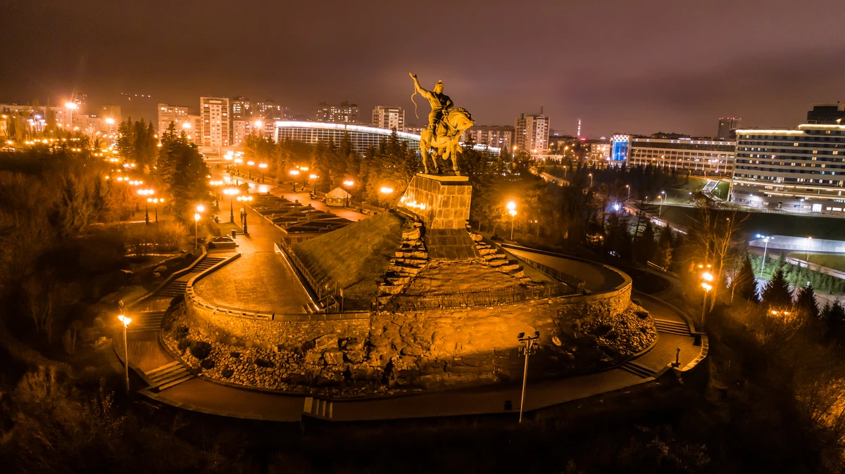 Вечерняя Уфа на автомобиле - фото 1