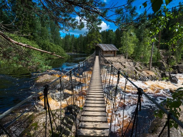 Рускеальские водопады, секретный мраморный карьер и экотропа - фото 1