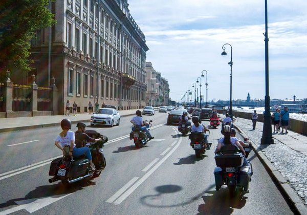«Белые ночи» — Мото-прогулка на разведение мостов - фото 4