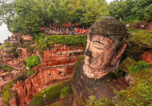 Каменный великан Лэшаня — встреча с Буддой у реки - фото 3