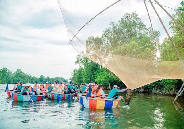 Тур на бамбуковой лодке к пляжу морских звёзд - фото 4