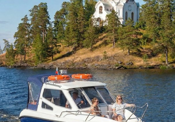 Волнами к острову Валаам