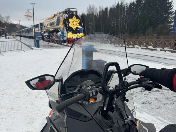 Путешествие на снегоходах в Сортавале - фото 4