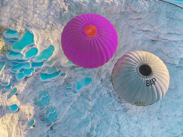 Рассвет над Памуккале на воздушном шаре (из Белека) - фото 3