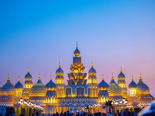 Сказочный Дубай: парк цветов и ярмарка Global Village (трансфер с билетами)