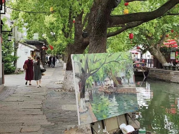 В Чжуцзяцзяо — китайскую Венецию близ Шанхая — на премиум-минивэне - фото 2