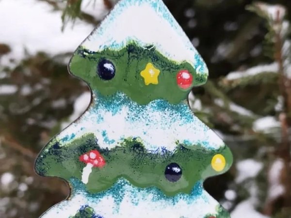 Мастер-класс: ёлочная игрушка в технике «горячая эмаль» (в Москве) - фото 4