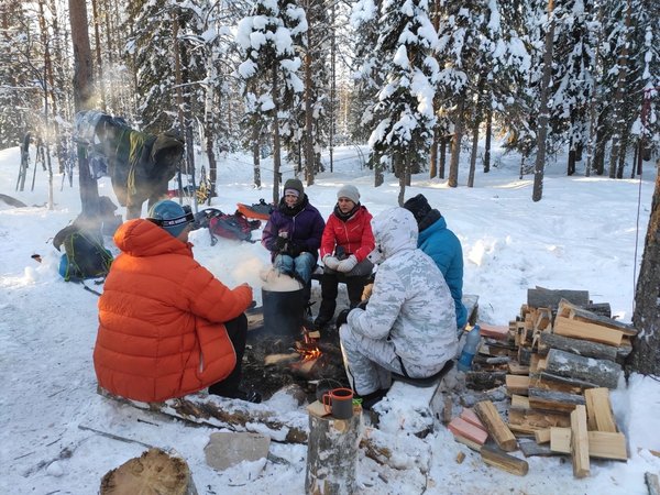 У реки Нерской: лыжный поход с ночёвкой в шатре с печкой - фото 3