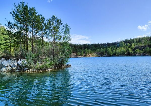 Прогулка по водохранилищу до острова Чингис - фото 2