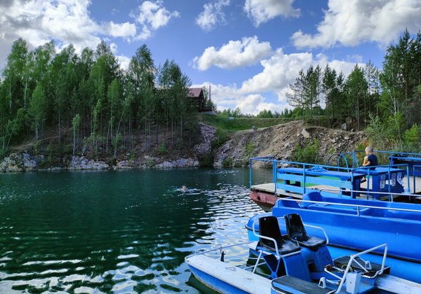 Прогулка по водохранилищу до острова Чингис - фото 4