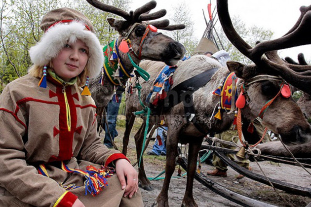 Саамская деревня