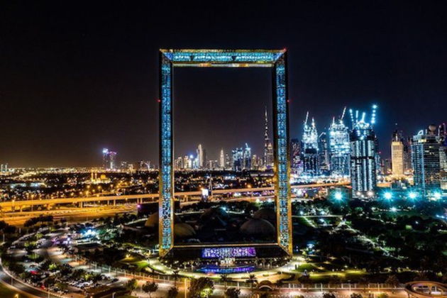 На пересечении времён: рамка Dubai Frame -6