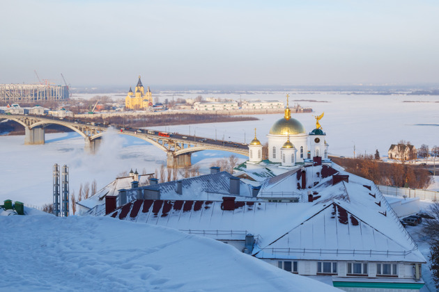 Шесть часов по Нижнему Новгороду!