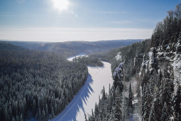 4в1: Усьвинские столбы, Каменный город, гора Крестовая, «Сердце Пармы» -2