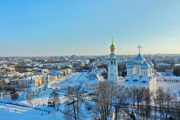 Вологда деревянная и каменная