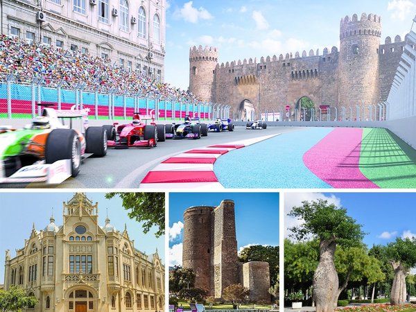Площадь фонтанов - Баку