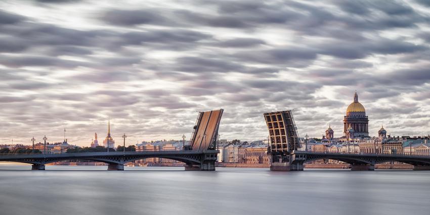 Благовещенский мост в Санкт-Петербурге