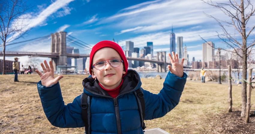 Достопримечательность Манхэттен-бридж фото - Нью-Йорк