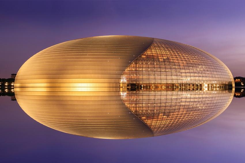 Достопримечательность Национальный центр исполнительских искусств (Яйцо) фото - Пекин