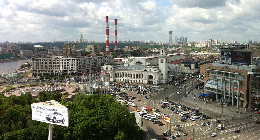 Площадь Киевского Вокзала - Москва