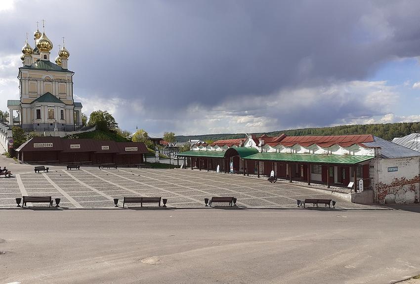 Достопримечательность Торговая площадь фото - Плес