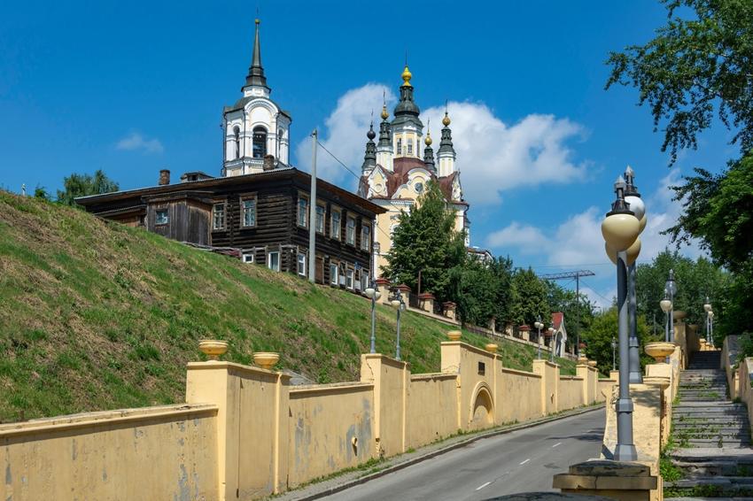 Достопримечательность Воскресенская гора фото - Томск