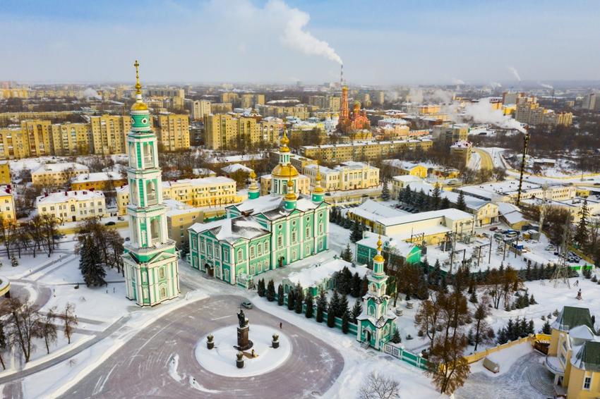 Достопримечательность Соборная площадь фото - Тамбов