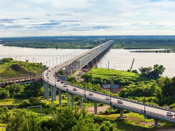 Амурский мост - Хабаровск