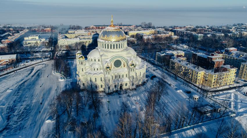 Достопримечательность Дамба Санкт-Петербурга фото - Кронштадт