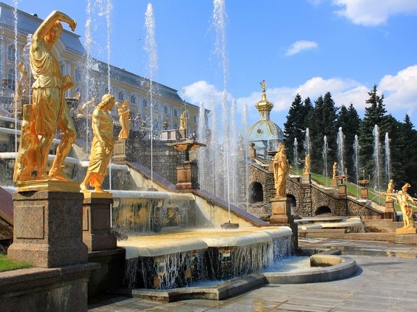 Гроты большого каскада Петергофа - Санкт-Петербург